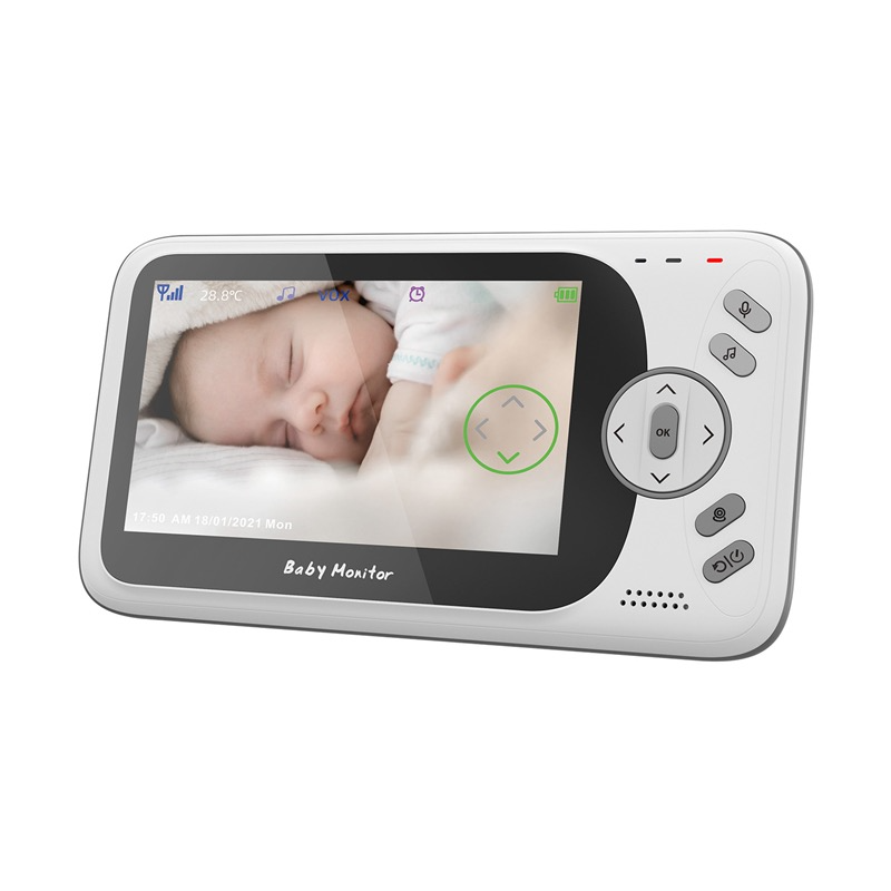 Baby Monitor si Camera Audio-Video Wireless Pentru Supraveghere Bebe, LikeSmart BabyVision, Ecran  HD XXL 4.3 Inch LCD, Rotire 300, Mod Nocturn, BiDirectional, Monitorizare Temperatura, Cantece de Leagan