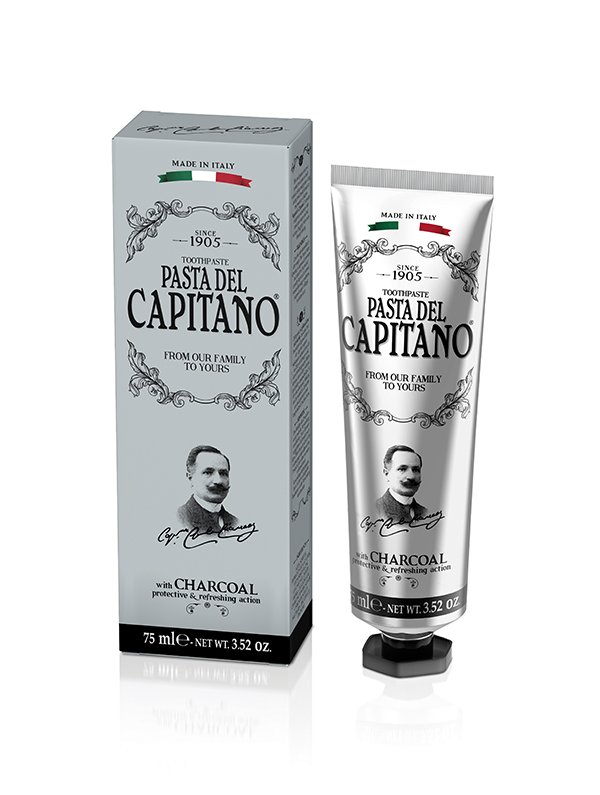 Pasta de dinti Pasta del Capitano 1905 Carbune Activ toothpaste 75 ml