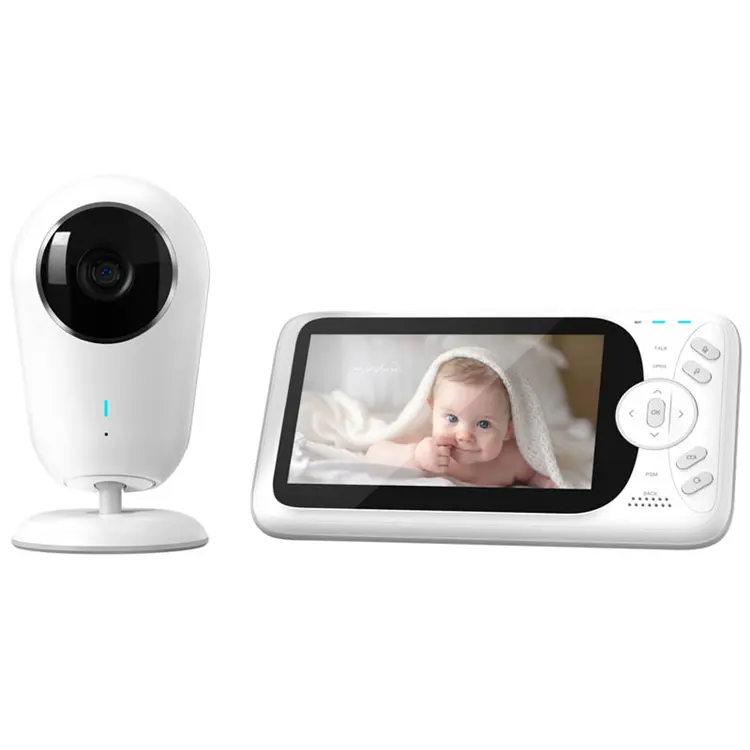Baby Monitor si Camera Audio-Video Wireless Pentru Supraveghere Bebe, LikeSmart BabyCare, Ecran HD XXL 4.3 Inch LCD,  Mod Nocturn, BiDirectional, Monitorizare Temperatura, Cantece de Leagan